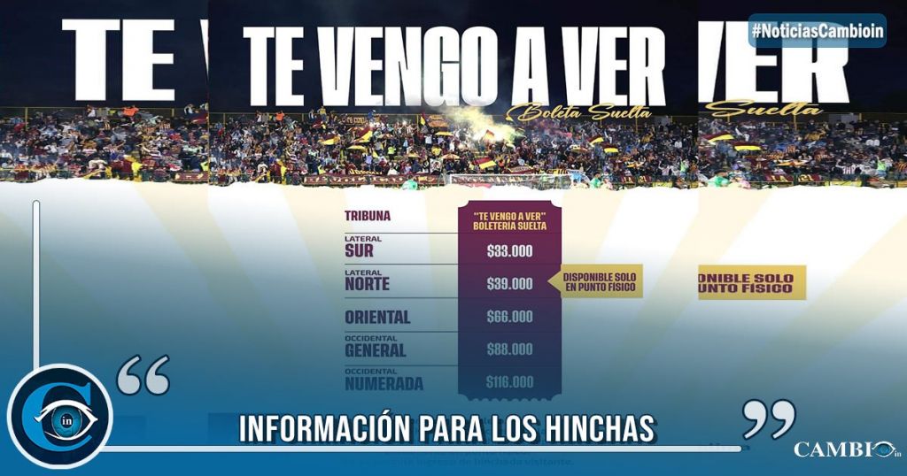 Arrancó venta de boletas para el partido Tolima vs Santa Fe, en Ibagué ...