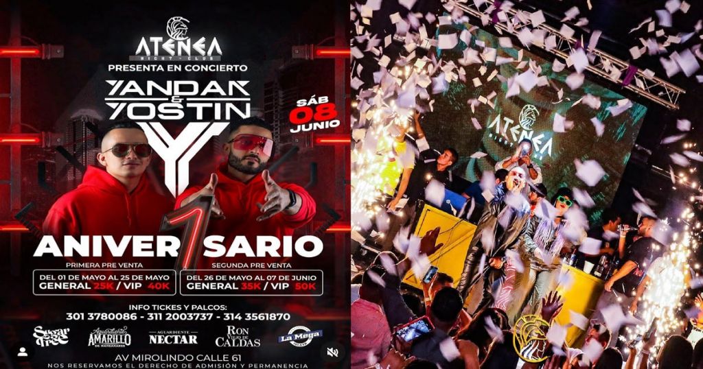 Concierto de hoy en Discoteca Atenea Ibagué, No tiene permiso