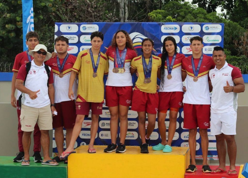 Tolimenses se destacan en Interligas de Natación carreras y Clasificatorio