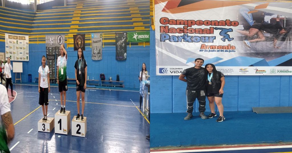 Tolima brilla en el Campeonato Nacional de Gimnasia en Modalidad PARKOUR