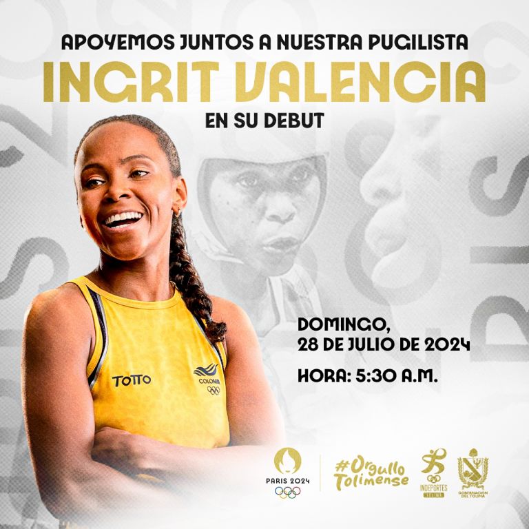 Ya hay día y hora para el debut de Ingrit Valencia en los Juegos Olímpicos