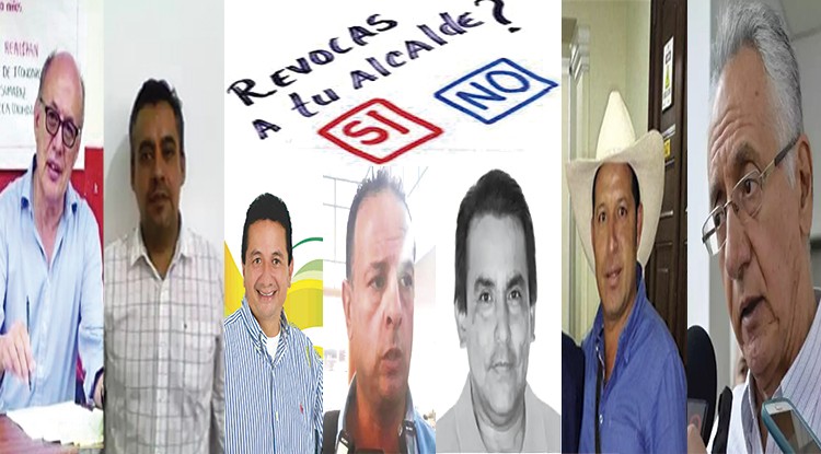 Los 7 alcaldes del Tolima a los que les quieren revocar el mandato
