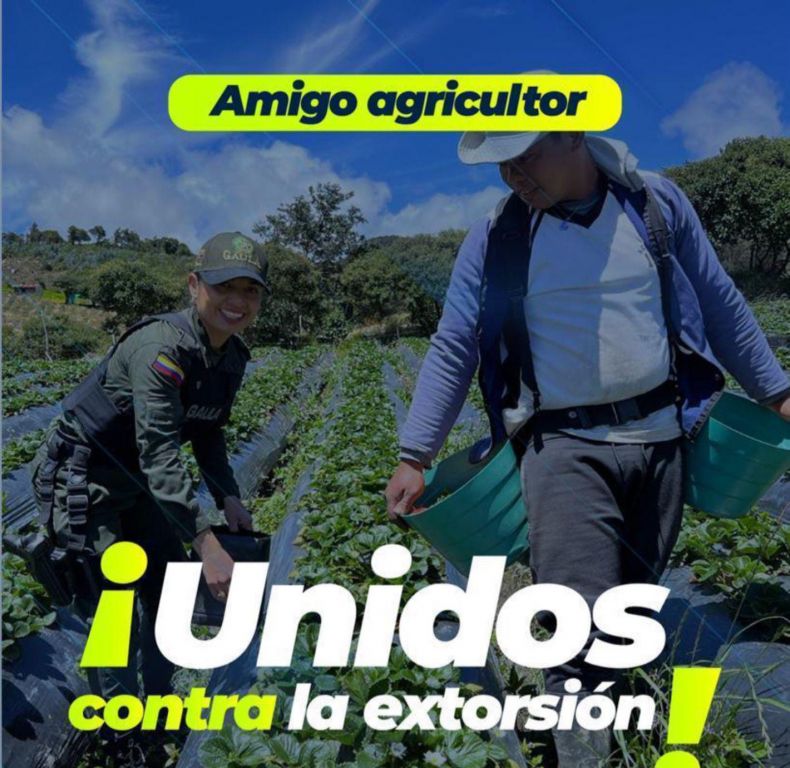 Guerra frontal contra la extorsión en la zona rural del Tolima
