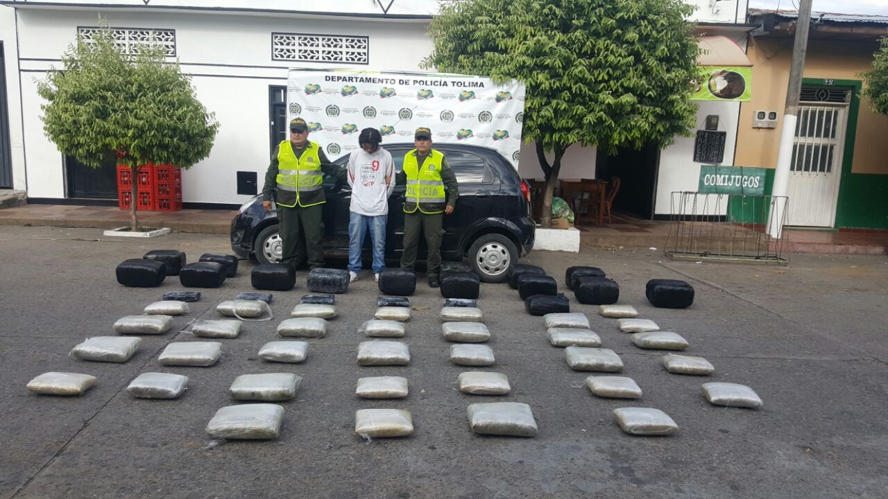 Cae cargamento de panelas de marihuana