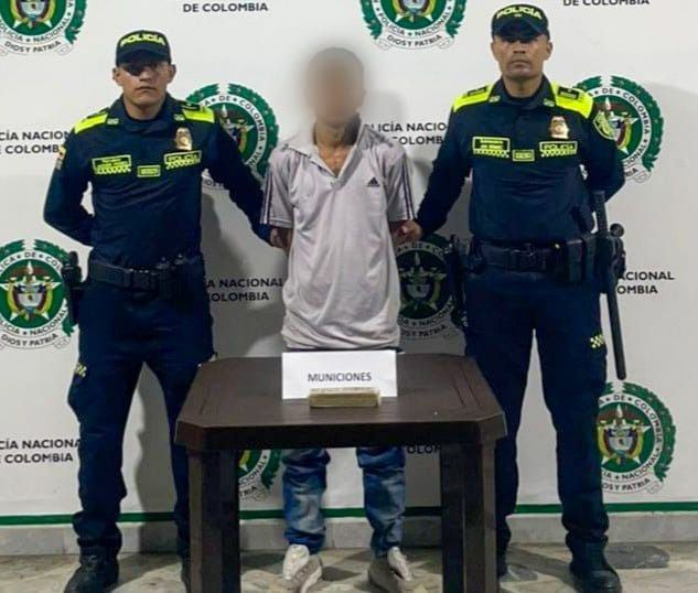 Cayó vendedor ambulante de munición de armas de fuego, en Ibagué