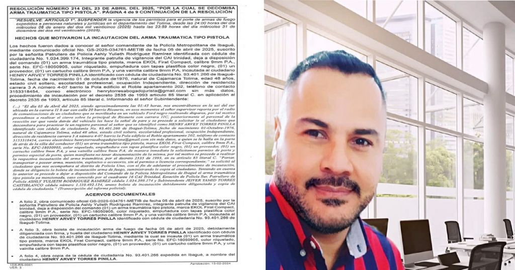 Favorito para ser secretario de gobierno, tiene proceso por porte ilegal de armas