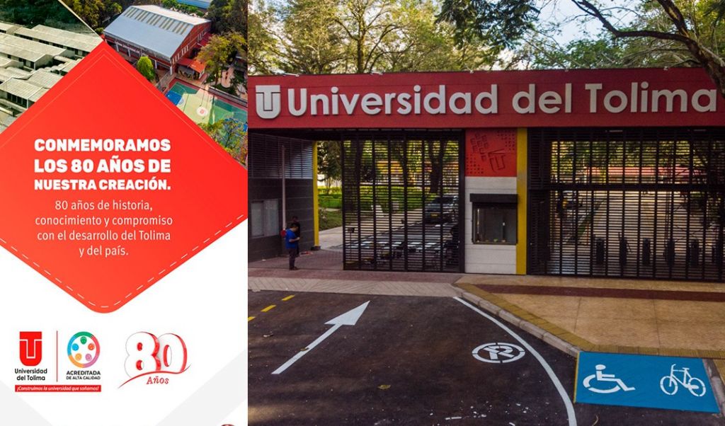 Con una amplia agenda durante el 2025, Universidad del Tolima conmemora sus 80 años de creación