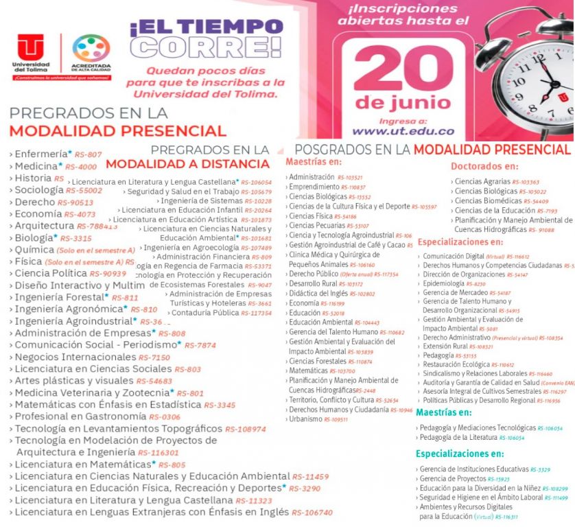 ¡Quedan pocos días! La UT se acerca al cierre de inscripciones de más de 40 programas gratuitos para el semestre B-2025