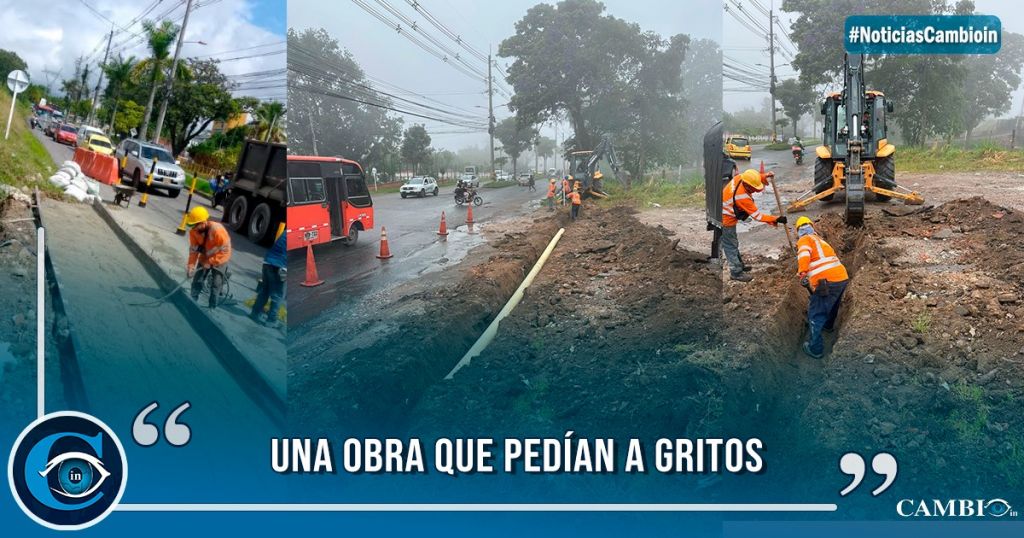 Arreglan desperdicio de agua que llevaba tres años. Además, soluciona la movilidad