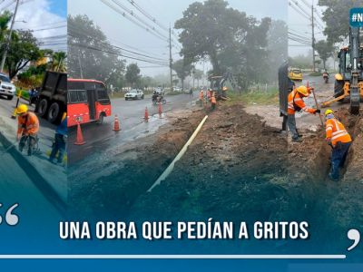 Arreglan desperdicio de agua que llevaba tres años. Además, soluciona la movilidad