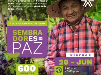 Participe y compre en la verdadera feria de la paz, que se realiza hoy en Ibagué