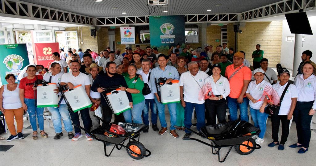 Organizaciones no gubernamentales recibieron kits para impulsar la transición agroecológica en el Tolima