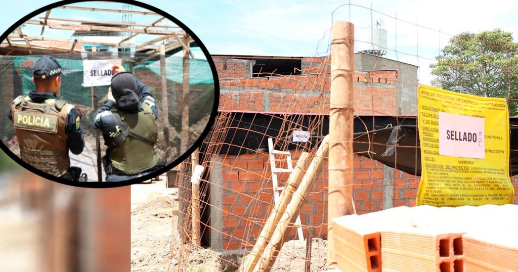 Encuentran y sellan construcciones piratas, en barrio de Ibagué