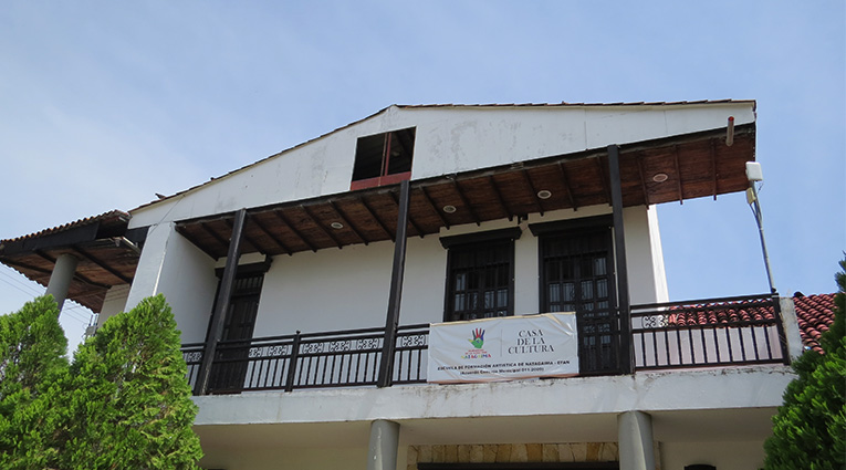 Así avanzan obras de adecuación de la Casa de la Cultura de Natagaima