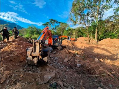 Frenan daños ambientales con golpe contundente a minería ilegal en Ataco.