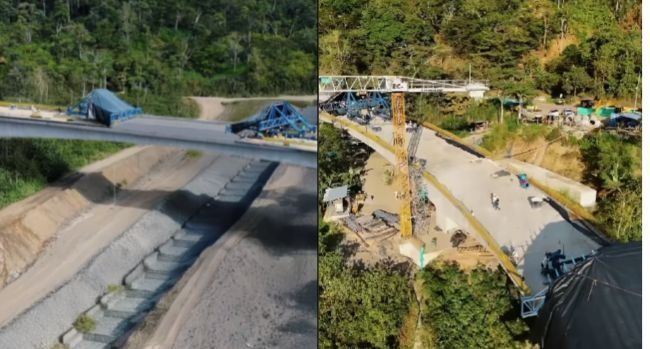 Así va la construcción del puente que unirá Tolima, Cundinamarca y Caldas