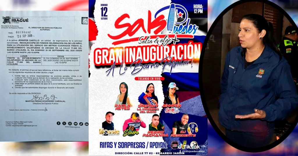Directora de Espacio Público de Ibagué, permitió abusos en el bar salsipuedes