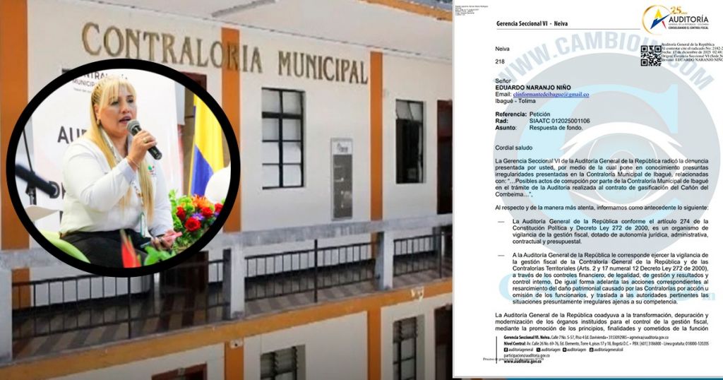Auditoría, rajó gestión de la Contraloría de Ibagué, un trabajo mal hecho