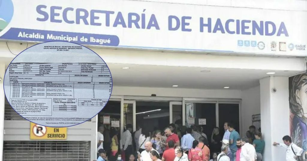 Software de Hacienda, liquidó mal las facturas del impuesto Predial en Ibagué.