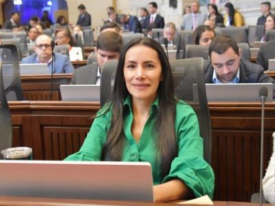 Delsy Isaza, una figura decorativa en el congreso. No habló ni para decir presente