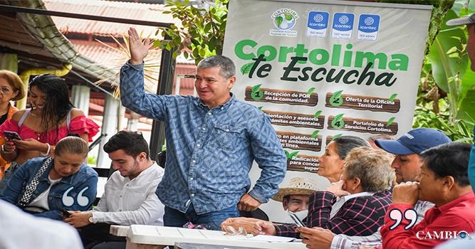 ‘Cortolima te escucha’ seguirá recorriendo territorios y atendiendo a comunidades del Tolima