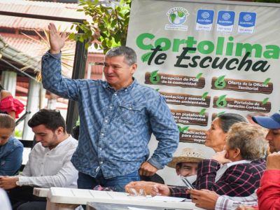 ‘Cortolima te escucha’ seguirá recorriendo territorios y atendiendo a comunidades del Tolima.