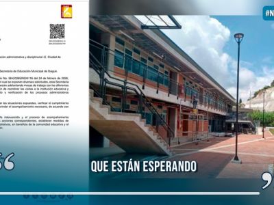 SecreEducación reconoce líos en colegio ciudad de Ibagué, y no hace nada