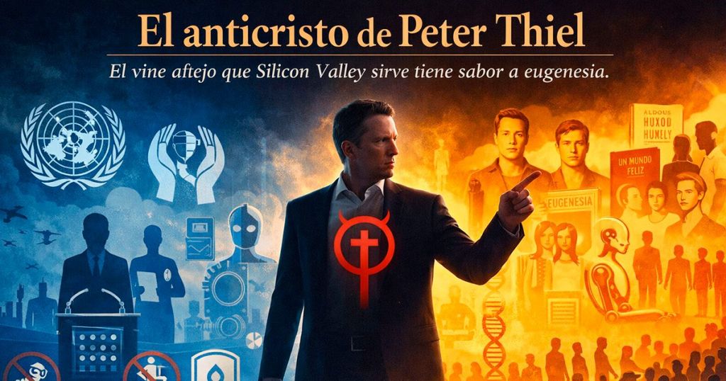 El anticristo de Peter Thiel. El vino añejo que Silicon Valley sirve tiene sabor a eugenesia.