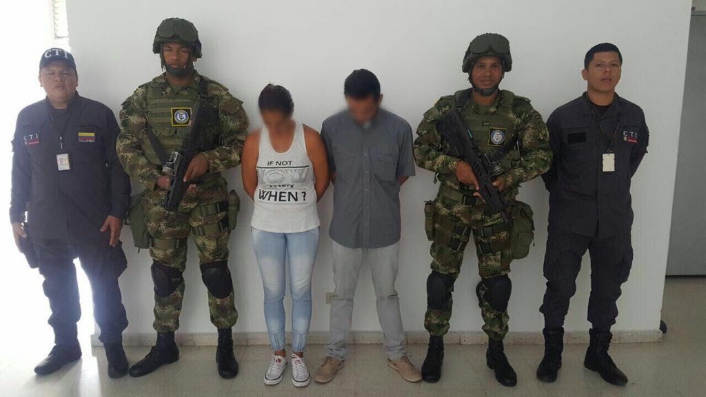 Ejército captura dos personas en Ibagué requeridas por varios delitos