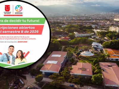 Universidad del Tolima abre inscripciones para el semestre B de 2026