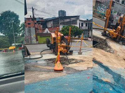 Contratista de los semáforos, daña vías recién pavimentadas en Ibagué