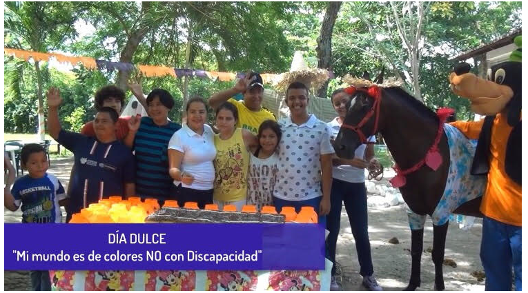 Día dulce dio la Primera Gestora del municipio de Saldaña a niños con discapacidad