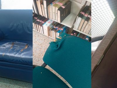 La biblioteca de la Universidad del Tolima, parece una pocilga