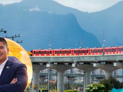 Así fue la primera prueba del tren del metro de Bogotá