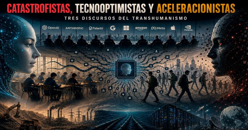 Catastrofistas, tecnooptimistas y aceleracionistas Tres discursos del transhumanismo