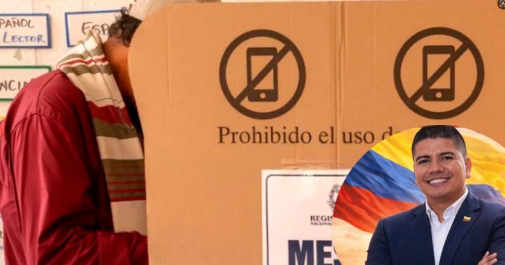 Usar dispositivo móvil en el cubículo de votación, puede anular su voto