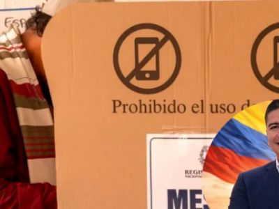 Usar dispositivo móvil en el cubículo de votación, puede anular su voto