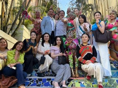 Los extranjeros, también hicieron parte del Festival Folclórico Colombiano
