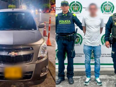 Detenido en Ibagué, por conducir carro que fue robado hace 14 meses en Bogotá