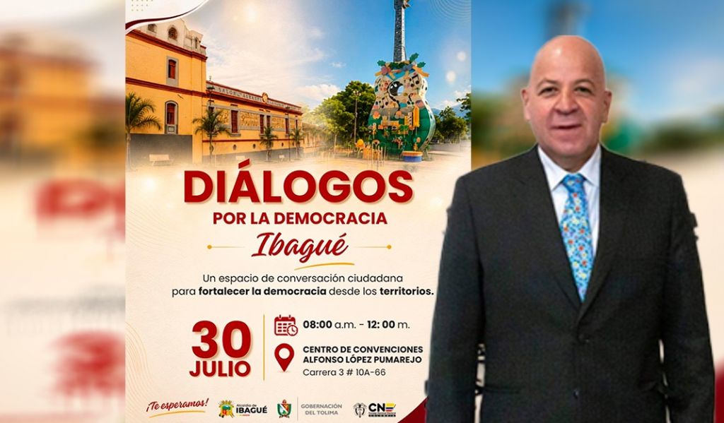 Presidente del CNE, llega a Ibagué, su tierra, para hablar de democracia