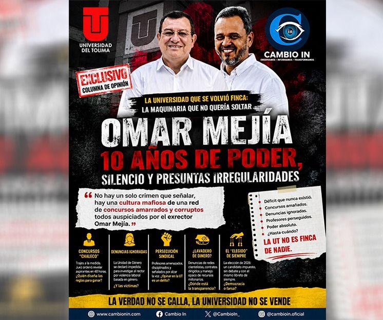 La Universidad que se volvió finca: la maquinaria que no quería soltar Omar Mejia