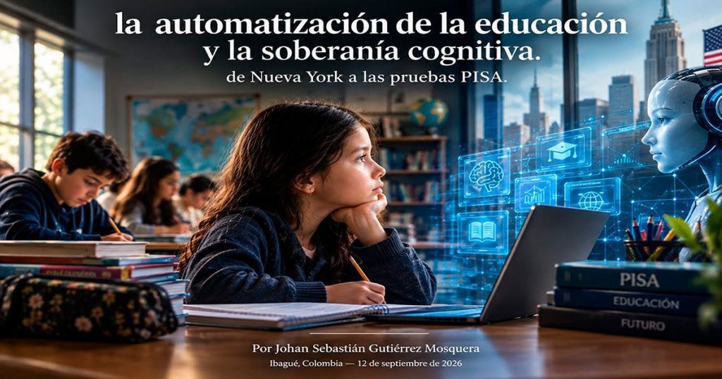 La automatización de la educación, y la soberanía cognitiva. De Nueva York a las pruebas PISA.