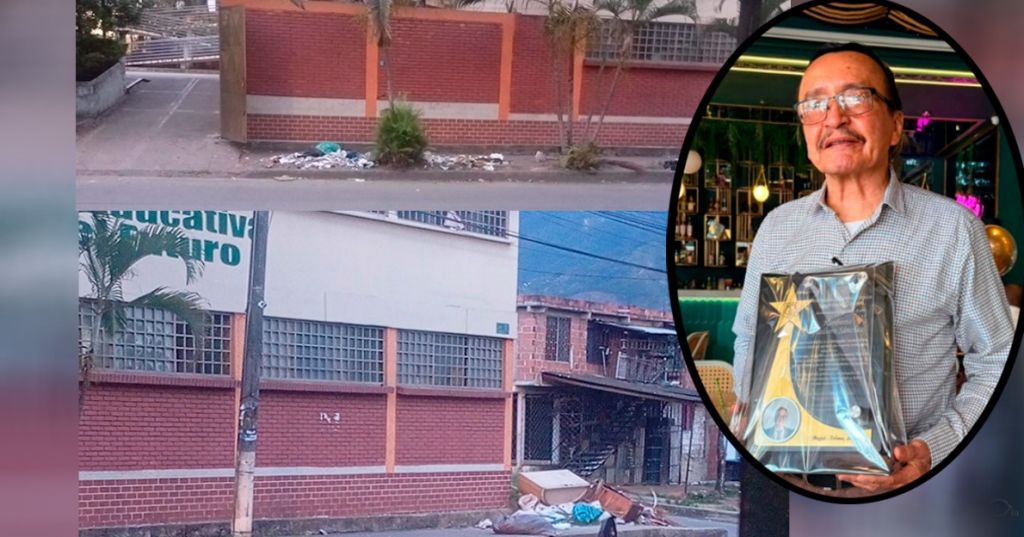 Convierten colegio de Ibagué, en un  relleno sanitario, y el rector no hace nada