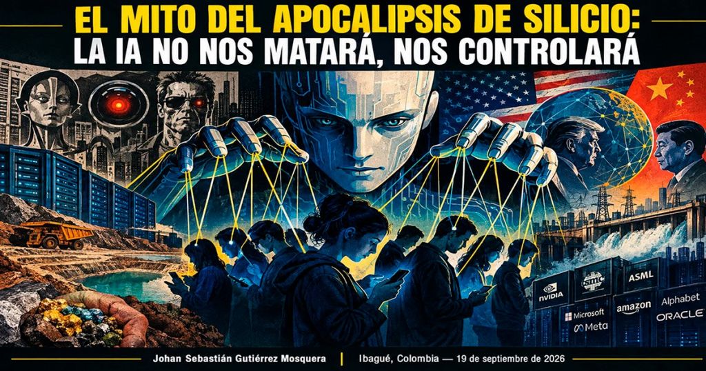 El mito del apocalipsis de silicio: la IA no nos matará, nos controlará