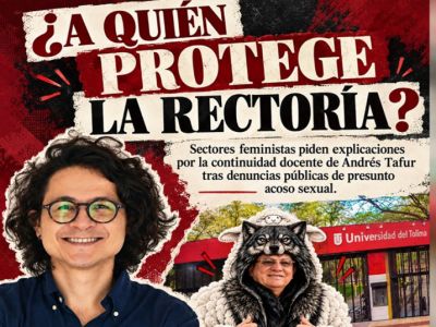 Muy mal arrancó Rector de la UT, Jhon Jairo Méndez, defendiendo acosadores