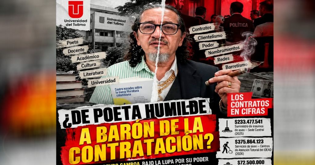 De modesto poeta, a firmar cuestionados y millonarios contratos