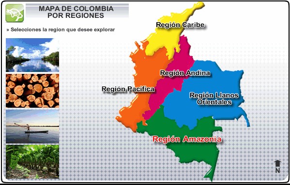 COLOMBIA TENDRÁ 5 MACRO DEPARTAMENTOS