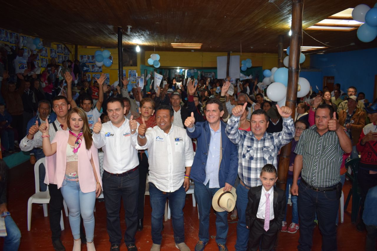 Exitoso y masivo recorrido de Choco por el norte del Tolima