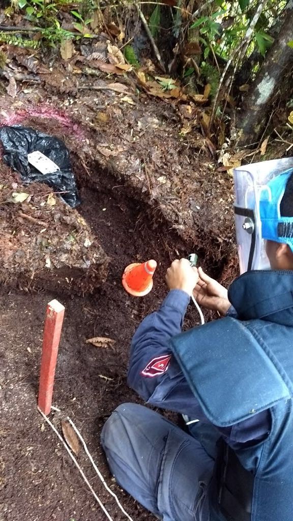 Encuentran tres artefactos explosivos en zona sur del Tolima