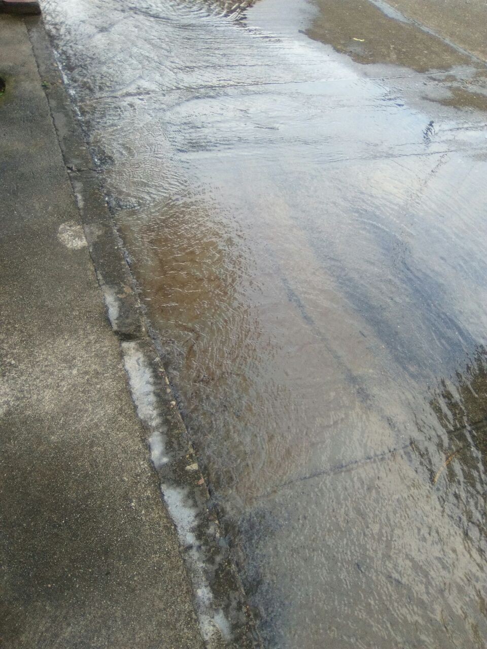 Tremendo reguero de agua limpia en comuna diez de Ibagué